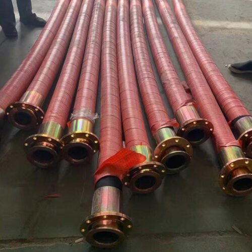 Ống dẫn dầu cao su bện dây kim loại áp suất cao có đầu nối mặt bích</trp-post-c...